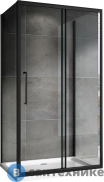 картинка Душевой уголок ABBER Schwarzer Diamant AG30170BH-S60B-S60B 170*60*195, без поддона