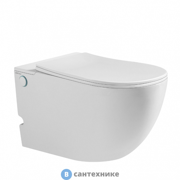 Унитаз ABBER Bequem AC1105P подвесной белый с импульсным смывом