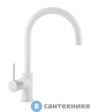 картинка Смеситель AZARIO TASCO AZ-151644316 для кухни, белый матовый