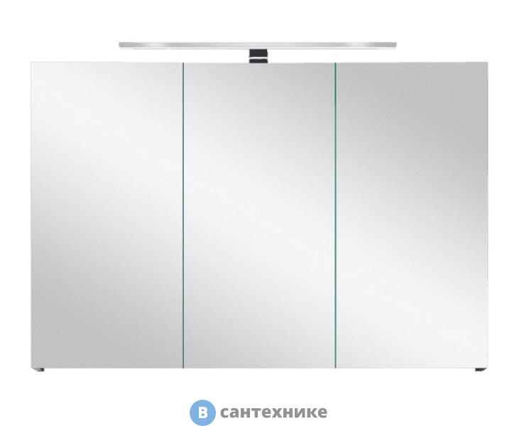 Зеркальный шкаф Orans BC-4023-1000 W с подсветкой, цвет UV005 (1000x140x570)