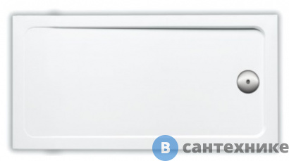 картинка Душевой поддон Jacob Delafon FLIGHT E62453-00 акриловый, без бортиков, без сифона /140х80х4/ (бел)