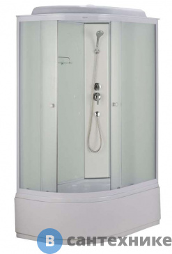 картинка Душевая кабина Arcus ES-309 WPR (80x120) мат. стекло, высокий поддон