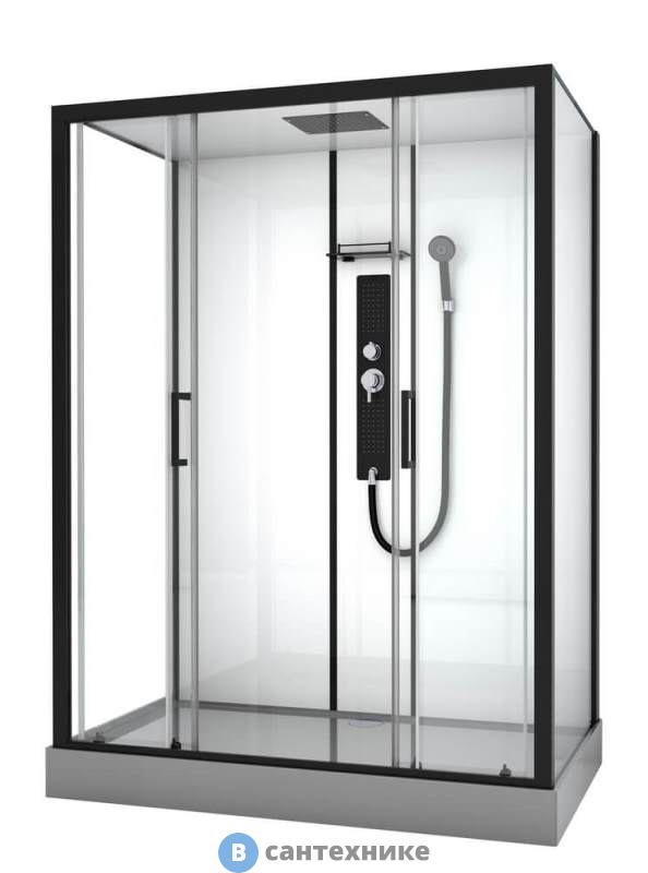 Душевая кабина Black&White G8010 (850X1600X2150)