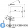 картинка Смеситель CISAL LineaViva однорычажный для раковины, высокий h221 мм, без донного клапана, хром (LV00150021)
