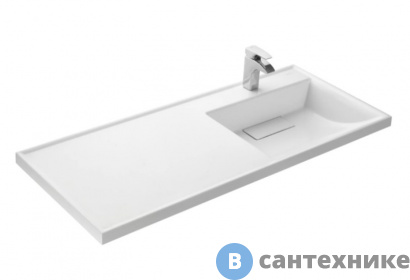 картинка Раковина Акватон Лондри 120 белая (1A72243KLH010)