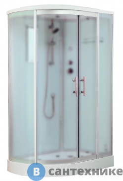 картинка Душевая кабина Timo Standart Т-6602 Silver R Fabric (120*85*220)