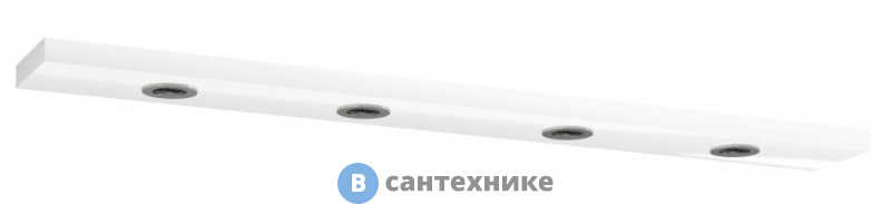 Лампа Jacob Delafon EB1219-N18 STRUKTURA с 4 галогеновыми лампами /119,1х15х3/