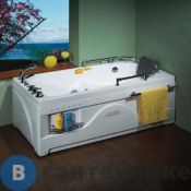 Акриловая ванна Golf AF1508I с гидромассажем (левая) (1530*810*730)