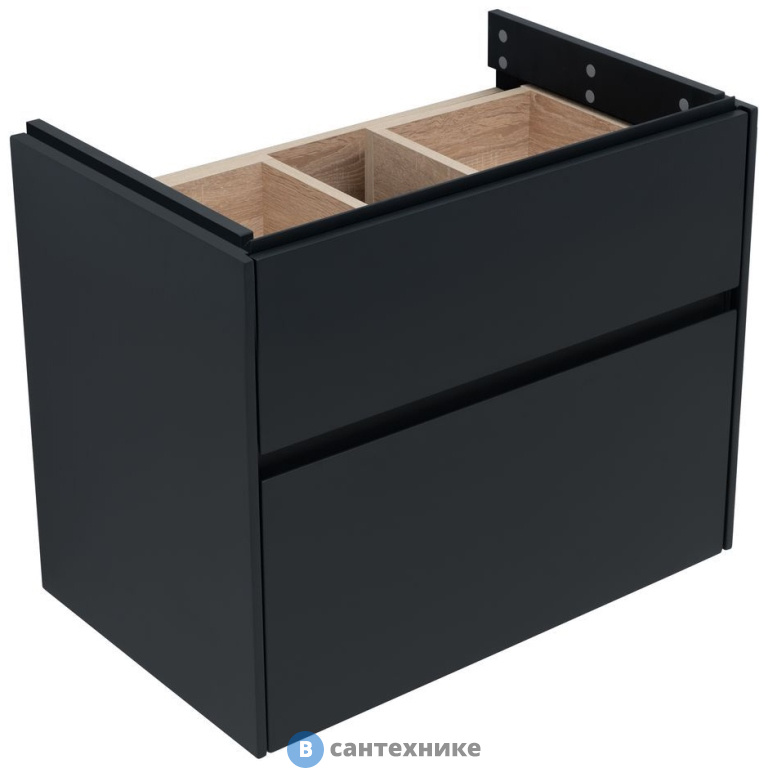 Тумба под раковину Aquanet Бруклин 70 антрацит матовый (310141)