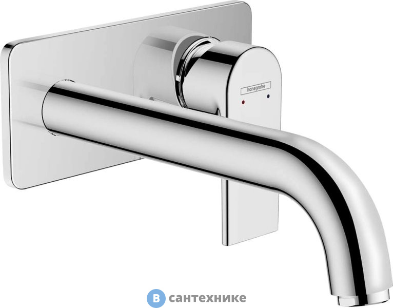 Смеситель Hansgrohe 71578000 Vernis Sh для раковиный, настенный, хром