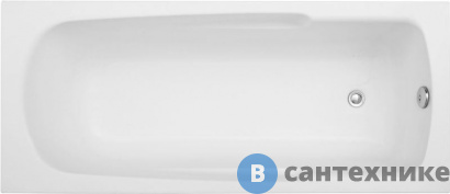 картинка Акриловая ванна Aquanet Extra 160x70 (с каркасом) /255742/, без сифона