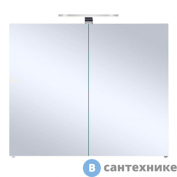 картинка Зеркальный шкаф Orans BC-4023-600 W с подсветкой, UV005 (600x150x570)