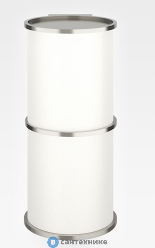 Светильник Armani Roca Baia настенный LED, 14.5х13.5х29 см, brushed steel (7.8130.8.434.2)