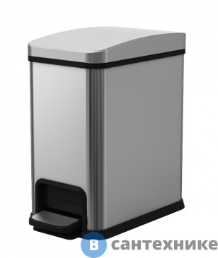 картинка Ведро WELTWASSER WW TOBER MT 8L Матовая сталь