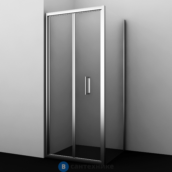 Душевой уголок WasserKRAFT Weser 78F22 (1000x900x2000), без поддона