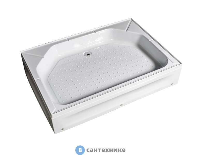 Душевой поддон WEMOR 120/80/24 S прямоугольный 1200*800*240 мм (10000000259)