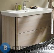 Тумба Burgbad Iveo подвесная с умывальником с 1 отв под смес. 1200х492х721 мм. 2 выдв ящика, сифон в компл. F2834 фланелевый дубовый (SFEN120F2834G0161C0001*1)