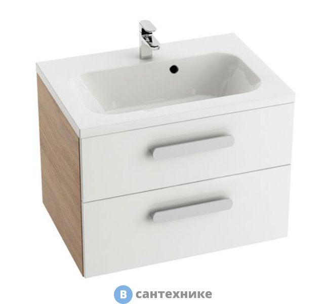 Тумба под умывальник Ravak SD 700 CHROME II каппучино/белая (X000000921)