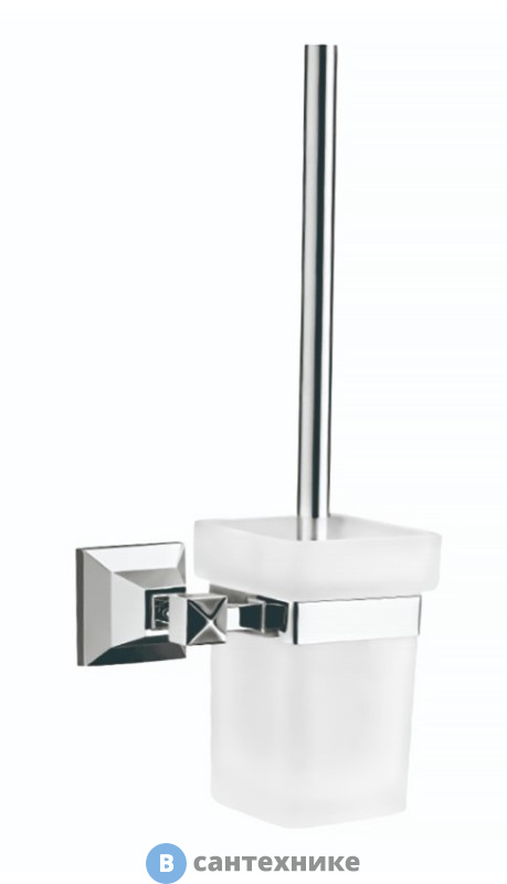 Ёрш подвесной AZARIO ALTRE со стеклянной колбой, хром (AZ-96013)