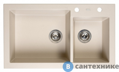 картинка Кухонная мойка Reginox Amsterdam 25 Caffe Silvery 3,5" (c/box) (44362)