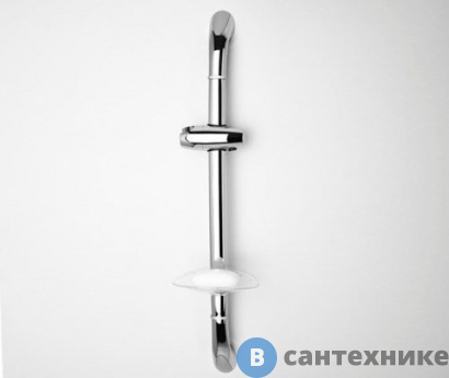 картинка Душевой гарнитур WasserKRAFT A006 68 см нержавеющая сталь, хромоникелевое покрытие