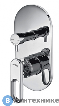 картинка Смеситель WasserKRAFT Kammel 1841 для ванны и душа латунь, хромоникелевое покрытие