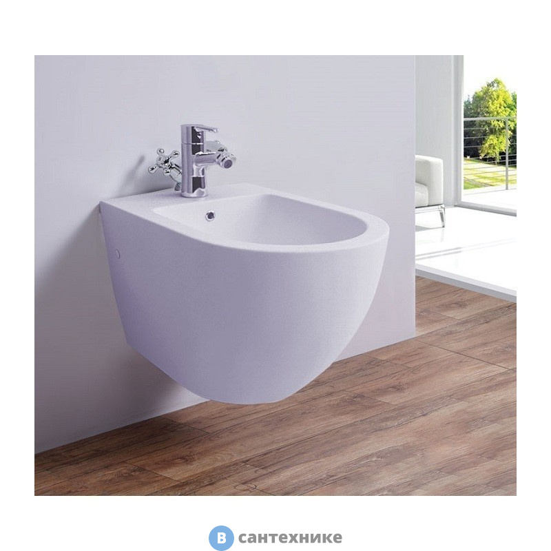 Биде подвесное ESBANO GARCIA серый матовый