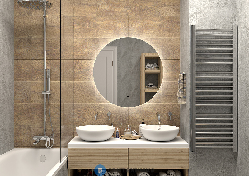 Зеркало CONTINENT Ajour D 1000 с бесконтактным сенсором и нейтральной подсветкой (ЗЛП1809)