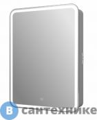 Зеркало-шкаф Art & MAX PLATINO AM-Pla-550-800-1D-L-DS-F с подсветкой