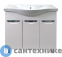 картинка Тумба Loranto Стиль-80 (800*850*460) с раковиной Basic 80 (7080) (CS00070538)