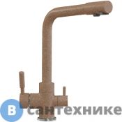 Смеситель Polygran Дуо 627543 кухонный №307 терракот
