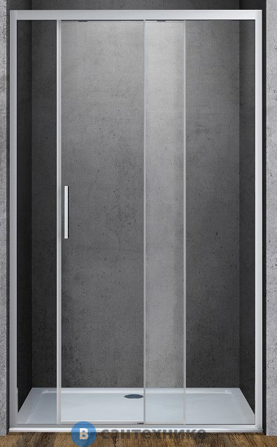 Душевая дверь Vincea Soft VDS-3SO120CL, 1200, хром, стекло прозрачное