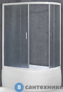 картинка Душевой уголок Royal Bath RB 8120BK-C 1200x800x2000 L (матовое) (RB8120BK-C-L)