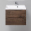 Тумба с раковиной BelBagno MARINO подвесная с двумя выкатными ящиками, Rovere Moro, 600x450x500, (MARINO-600-2C-SO-RW-P)