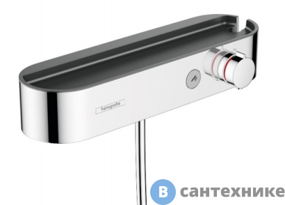 картинка Смеситель Hansgrohe ShowerTablet Select 24360000 термостат для душа, хром
