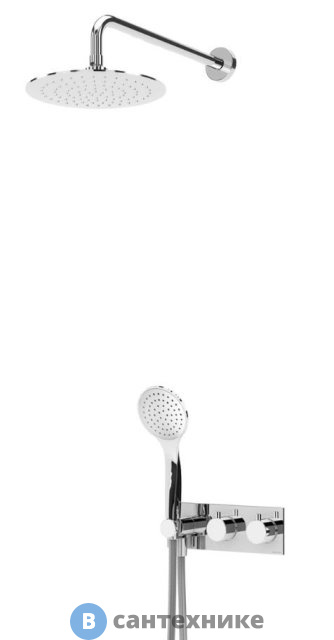 Душевая система Cezares CZR-B-VDIM-T-01 с термостатическим смесителем