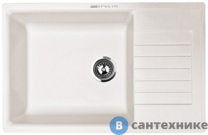 картинка Кухонная мойка RESPECTA Tira RT-78 белый камень (RT78.105)