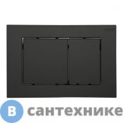 Клавиша смыва Black&White WPI-09532 серия E, Matt Black (244х162х11)
