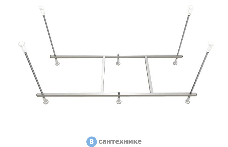 Сборный каркас AZARIO к ванне 150 см (шпильки) (AV.0010150K)