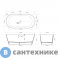 картинка Ванна из искусственного камня ABBER Stein AS9605 белая матовая