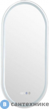 картинка Зеркало Aquanet Монте 45х90 LED (овал) (288969)