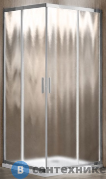 картинка Душевой уголок Vincea Garda VSS-1G800CH, 800*800, хром, стекло шиншилла, без поддона