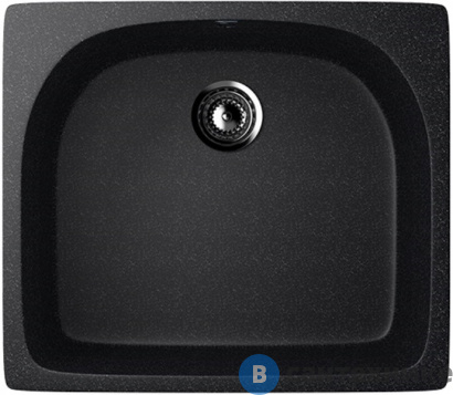 картинка Кухонная мойка Ulgran U-408-308 черный 600х520