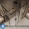 картинка Душевое ограждение Grossman Galaxy 300.K33.01.9080.42.00 (90*80*195) прямоугольник, раздвижная, графит сатин, стекло прозрачое