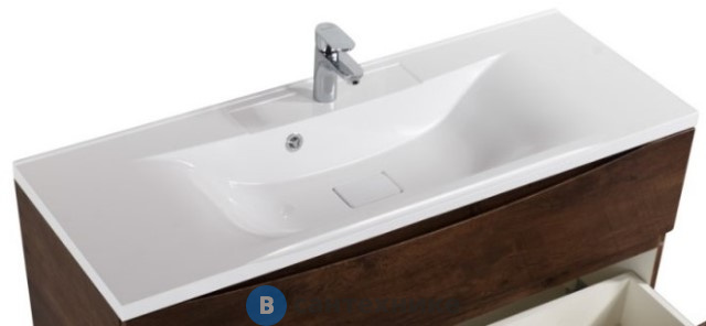 Раковина BelBagno BB1100/450-LV-MR-PR из литьевого мрамора, 1100x450x150