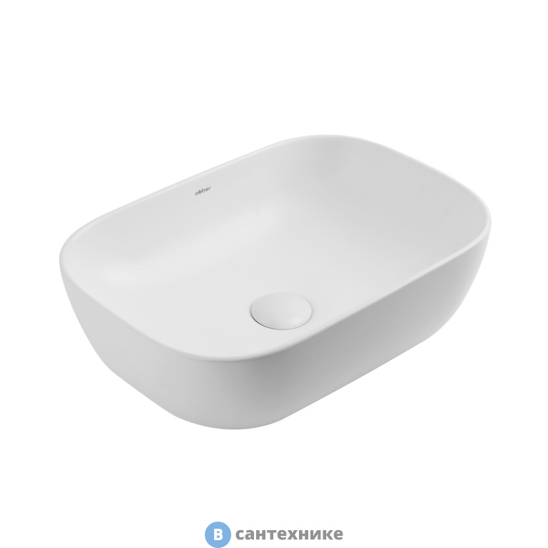 Раковина ABBER Rechteck AC2200MW белая матовая