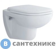 Унитаз подвесной Duravit D-Code Rimless 45700900A1 54 см с сиденьем