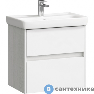 картинка Тумба под раковину Aqwella CITY 60 CI0106DK (подвесная, дуб канадский)