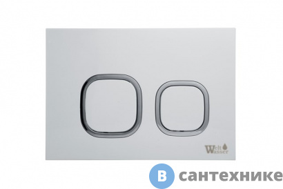 картинка Кнопка смыва WELTWASSER WW AMBERG RD-WT для инсталляции белая