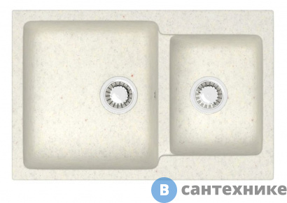 картинка Кухонная мойка AZARIO Grand (765х500х190) хлопок, сифон + герметик (CS00079904)